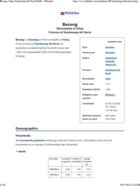 Zamboanga del Norte Profile – PhilAtlas.